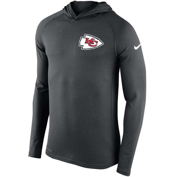 Men's Kansas City Chiefs Nike Charcoal Stadium Touch Hooded Performance Long Sleeve T-Shirt,We sell and wholesale Men's Kansas City Chiefs Nike Charcoal Stadium Touch Hooded Performance Long Sleeve T-Shirt on line form chian!